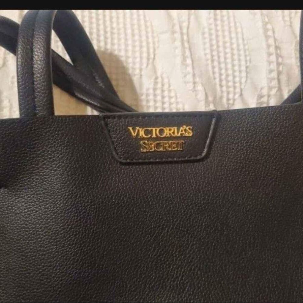 Black Victoria Secret Medium Bag with Fringes - NWOT